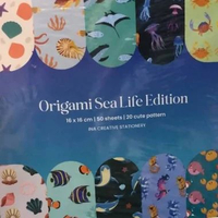 INA CREATIVE origami motif 16X16 sea life