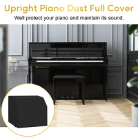Upright Piano Cover Dustproof and Waterproof Oxford 420D Fabric Piano Cover for Universal Upright Piano