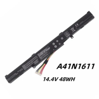 A41N1611 14.4V 48WH Laptop Battery For ASUS ROG GL553 GL553VD GL553VE GL553VW A41LK5H A41LP4Q GL553VW-2D OB110-00470000