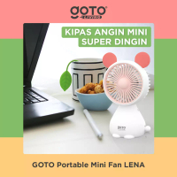 Goto Living Goto Lena Kipas Angin Kecil Karakter Mini Fan Duduk Meja Portable USB