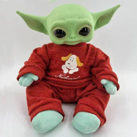 Disney Star Wars Baby Yoda Wear Clothes Plush Doll Action Figure Toy Anime Yoda Toy For Kids Gifts
