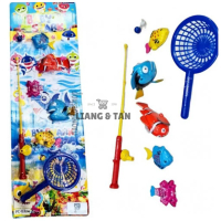 ( BISA COD ) PROMO Mainan Anak Pancingan Magnet / Mancing Ikan Mania Melatih Ketangkasan Anak / Main