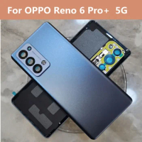 For OPPO Reno6 Pro Plus Back Battery Cover Glass Rear Door Housing Case For OPPO Reno 6 Pro Plus 5G Battery Cover