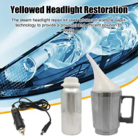 Auto Vapor Headlight Restoration Kit Car Acetone Vapor Headlight Cleaner Atomizing Cup Headlight Vapor Renovation Tool Set