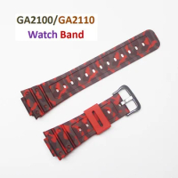 16MM Camouflage Strap Watch Band GA2100/GA2110 Smart bracelet watchband Replacement wristband GA-2100/GA-2110 Wrist bands belt