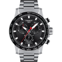 【TISSOT 天梭】Supersport 三眼計時手錶-45.5mm(T1256171105100)