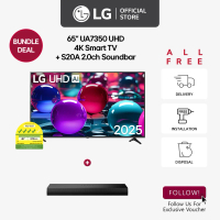 [New] LG 65\ UA7350 UHD 4K Smart TV + S20A 2.0ch Soundbar [Bundle Deal]"