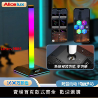 【台灣公司 超低價】ALICELUX電視3d拾音氛圍燈RGB音樂節奏燈桌面電競聲控律動彩光燈