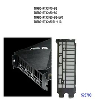 Original For Asus TURBO-RTX2070-8G, TURBO-RTX2080-8G, TURBO-RTX2080TI-11G I/O Shield Back Plate BackPlate Blende Bracket