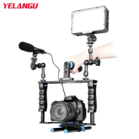 YELANGU Photographic Aluminum Alloy Handheld Dslr Camera Cage For Canon/nikon/sony 5d/600d/d610d/700d Camera For Shooting Video