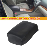 Leather Armrest Center Console Lid Cover For 2007-2011 Toyota Camry
