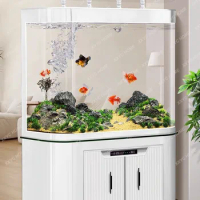 Fish Tank Aquarium New Bottom Filter Home Living Room Ecological Self-Circulation