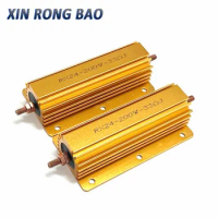 200W RX24 Aluminum Power Metal Shell Case Wirewound Resistor 0.1 ~ 1K 0.15 0.2 0.5 1 2 4 6 8 10 15 20 100 150 200 300 400 1K ohm