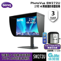 【BENQ】明碁 PhotoVue SW272U 27吋 4K專業修圖螢幕/IPS/數位紙/低反光面板
