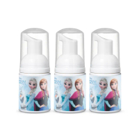 【思必兒】冰雪奇緣系列長效乾洗手慕斯無香味3入組(20ml/入)(美國專利技術★長效防護抗菌★無酒精成分)