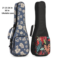 Thicken Soprano Concert Tenor Baritone Ukulele Bag Case Guitar 21 23 24 26 30 Inch Backpack Handbag Ukelele Accessories Gig