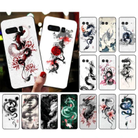 Dragon Painting Phone Case For Google Pixel 8 7 Pro 7A 7 6A 6 Pro 5A 4A 3A Pixel 4 XL Pixel 5 6 4 3 3A XL