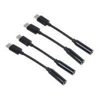 4 Pack USB C To 3.5Mm Headphone Jack Adapter, Type C Male To 3.5Mm Female AUX Jack Stereo Earphone Converter