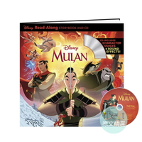 Mulan Read-Along Storybook and CD | 安妮獎最佳動畫片獎項 | 花木蘭 | Disney | 有聲書 | 動畫電影 |