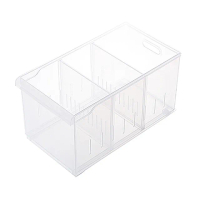 【KEYWAY 聯府】Fine隔板整理盒22.1L_附輪-6入(廚房收納盒 櫥櫃置物盒 LF1001)