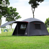 Outdoor Awning Camping Tent, Barbecue Cooking Tent, Beach Gazebo, Canopy Tent