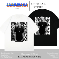 LB Oversized Tshirt Kaos Eminem BW Katun Combed 20s Kaos Oversize Kaos Unisex Oversize Premium Cotto