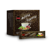 DND Royal Coffee (15 sacet) - Kopi Pra Campuran Sacha Inchi dengan Lingzhi dan Ginseng