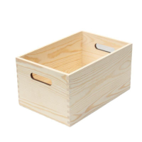 無蓋木質收納盒桌面復古儲物木盒榫卯實木雜物工具整理大號松木箱