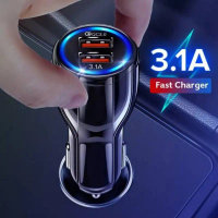 original casan mobil qualcomm 6A 2 USB casan mobil fast charging 6A 2 slot casan mobil universal car