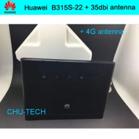 Unlocked Huawei B315 B315s-22 with 35dbi antenna 4G FDD 800/900/1800/2100/2600Mhz TDD 2600Mhz Router