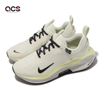 Nike 慢跑鞋 Wmns ReactX Infinity Run 4 GTX 米白 黑 女鞋 防水 運動鞋 FB2197-100