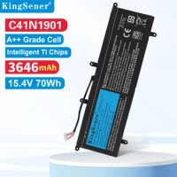 KingSener C41N1901 70WH Laptop Battery For ASUS ZenBook Duo UX481FA UX481FL UX481F UX481FLY UX4000F UX4000FL 0B200-03520000