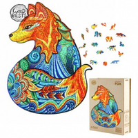 Majestic Wolf Jigsaw Puzzle Unique Shape Jigsaw Pieces game toys animals 3d custom Wooden Puzzle for