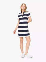 Tommy Hilfiger Tommy Hilfiger - Rugby Stripe Polo Dress - Navy - Navy