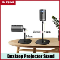 DITONG Projector Desktop Stand Adjustable Height Removable Universal Dropable Ceiling MINI Bracket Holder for Studio Home