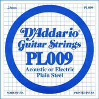 Daddario 零弦單弦 民謠吉他 電吉他 07/08/09/10/11/12/13/14/15/16【唐尼樂器】
