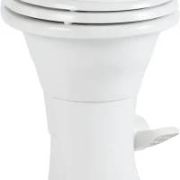 Dometic 310 Standard Toilet - Oblong Shape, Lightweight and Efficient with Pressure-Enhanced Flush, White Perfect for Modern RVs