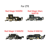 USB Charging Dock Connector Port Socket Jack Charge Board Flex Cable Nubia Red Magic 3 Mars NX619J NX609J NX629J X NX616J