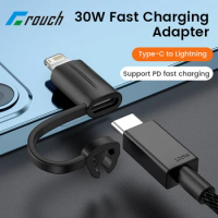 PD30W USB C To Lightning Adapter For iphone Fast Charging Data Transfer Connector Type-C Female to Lightning Male Converter
