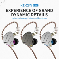 KZ ZSN PRO 1BA+1DD Hybrid In Ear Earphone HIFI DJ Monito Running Sport Earphone Earbud KZ ZS10 PRO AS10 KZ ZSX KZ ZSN PRO AS06