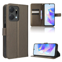 Tương thích Ốp Lật, Cho Honor X7a, Kiểu Ví, Ốp Lưng Da PU, Ốp Điện Thoại Honor X7a