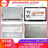 FOR HP 15-DA 15-DB 250 G7 255 G7 Cover Laptop LCD penutup belakang/depan Bezel/engsel/Palmrest/casing bawah perak L20434-001