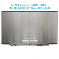 14 inch LCD Screen IPS Panel for MSI Modern 14 A10RB-459US Slim FHD 1920x1080 EDP 30pins 100% sRGB