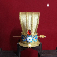 Adults Han Dynasty Emperor hat ancient prince Chinese ancient hat China Vintage royal hat performance cosplay
