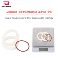 BOLANY 10PCS MTB Bike Fork Maintenance Sponge Ring Suspension Fork Oil Sealed Lubricating Sponge Ring Cycling Accessories