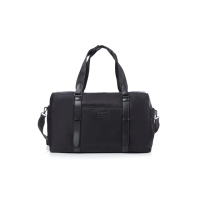 【Samsonite RED】ROTHES 商務休閒輕量背提兩用大容量旅行袋/行李袋/波士頓包/手提袋/運動包(黑)