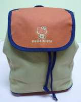 【震撼精品百貨】Hello Kitty 凱蒂貓~KITTY束口後背包『米橘』
