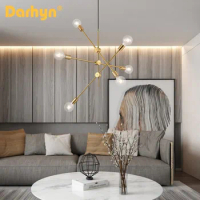 Scandinavian Modern Light Luxury Chandelier Home Personality Creative Bedroom Dining Room Lights Magic Bean Living Room Lights