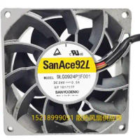 SANYO DENKI 9LG0924P1F001 DC 24V 0.5A 90x90x38mm 4-Wire Server Cooling Fan