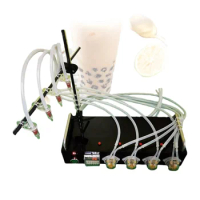 High Speed Easy To Operate Industrial Four Output Popping Boba Maker Machine